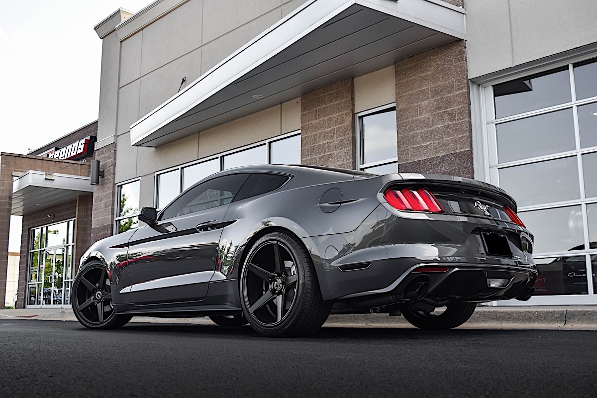 Ford Mustang with KMC Wheels KM685 District